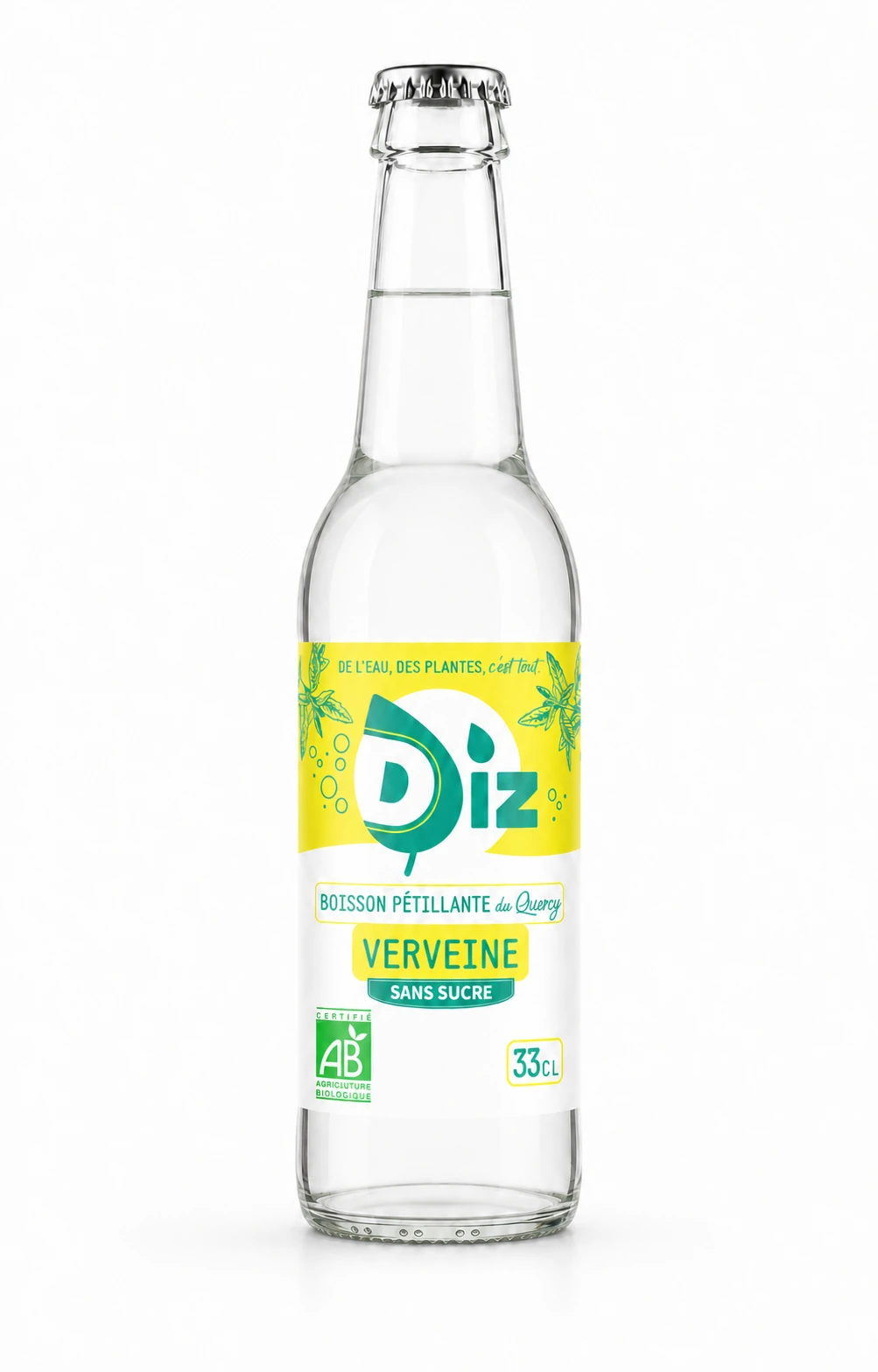 Bouteille DIZ Verveine, 33 cl