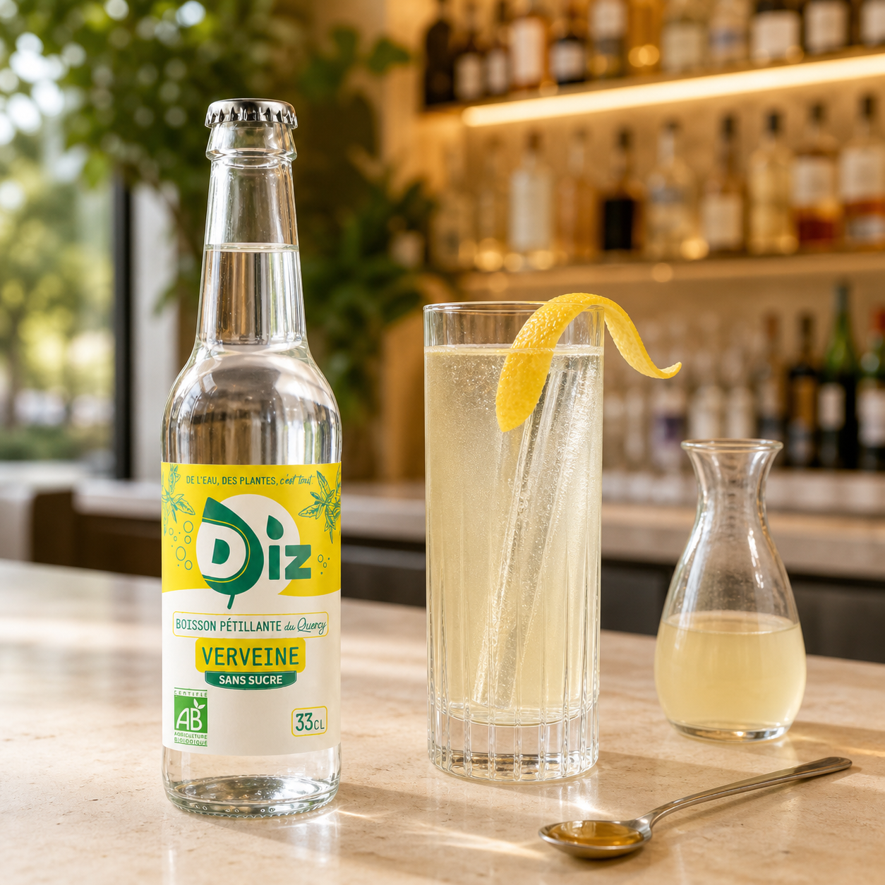 Ligne Claire, recette à base de DIZ Verveine