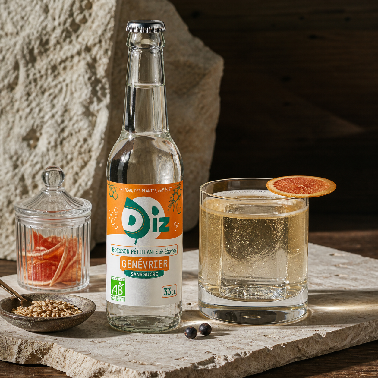 Causse 46, recette à base de DIZ Genévrier