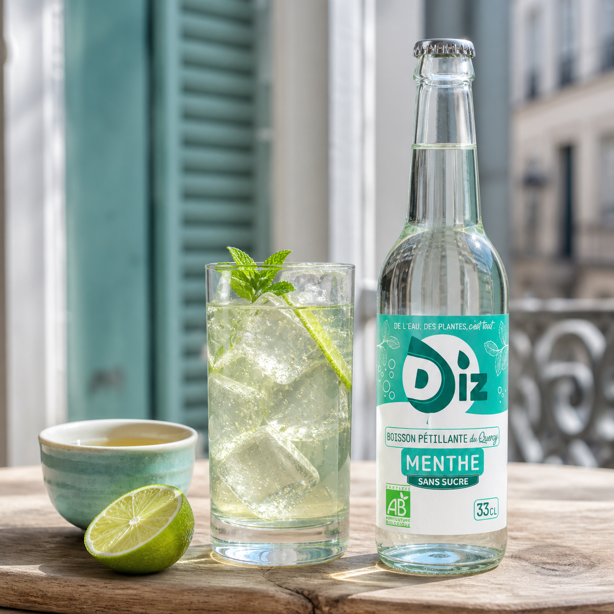 Plein Vent, recette à base de DIZ Menthe